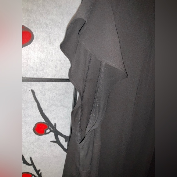 Vince Camuto 2XL High Collar Neck Short Sleeve Blouse - Picture 3 of 6